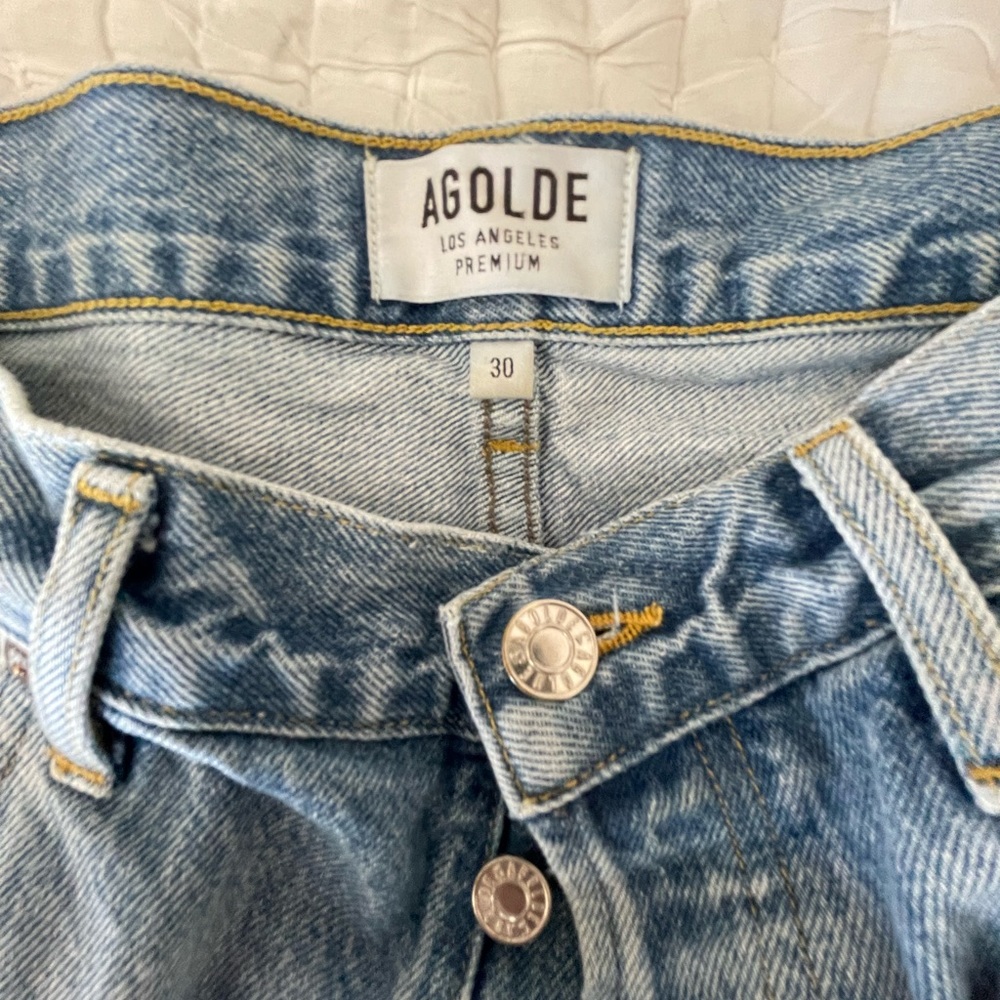 Agolde Parker Shorts - Swapmeet Wash